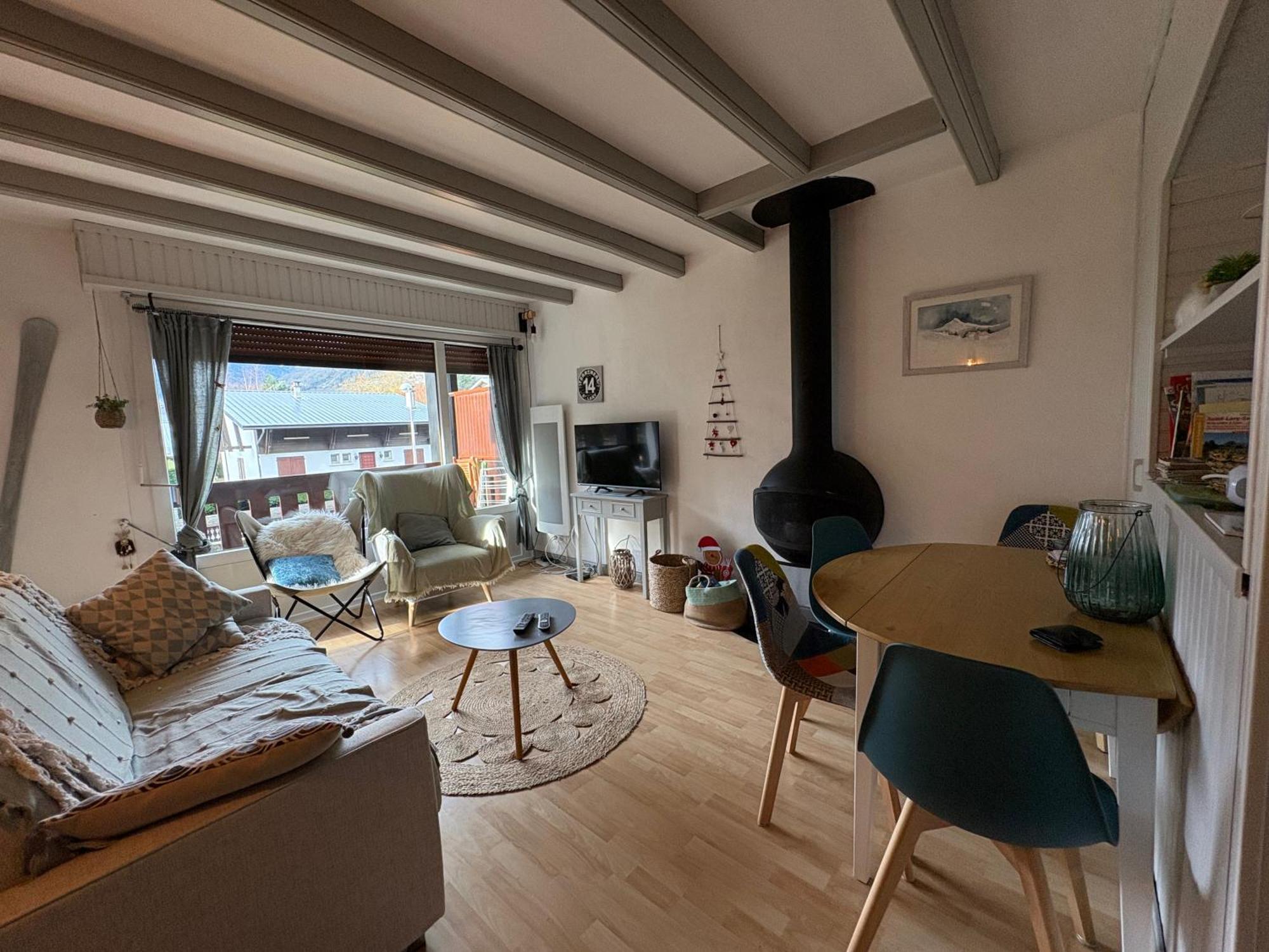 T2 Centre Village - Proximite Telecabine - Vue Montagne Plein Sud - Terrasse Couverte - Balcon - Chambre 1 Lit Double En 160 - Salon 1 Canape Convertible En 140 - Cuisine Separee 생라리술랑 외부 사진